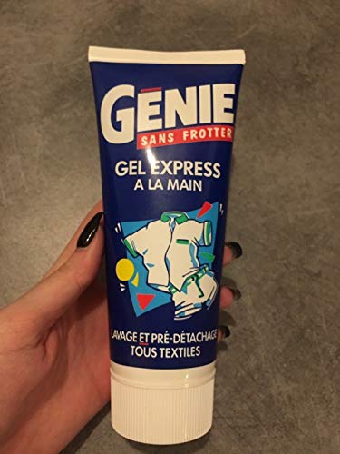 Lessive gel spécial blanc à la main, Genie (tube 200 ml)