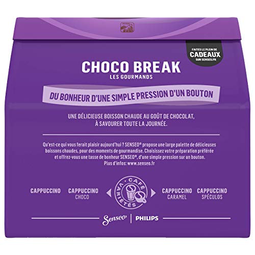 Senseo Chocolat 80 Dosettes Chocobreak (lot de 10 x 8) – Nature Linking