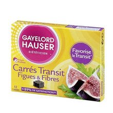 Charger l&#39;image dans la galerie, Gayelord Hauser Carres de Transit Figues et Fibres Diététique 12 Carrés - lot de 2