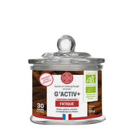 G’ACTIV BIO 100% Ginseng rouge en poudre 30g