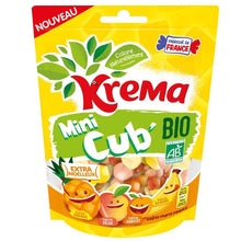 Charger l&#39;image dans la galerie, Krema Bonbon Mini Cub Bio Fruits Jaune ou Rouge selon la disponibilité - lot de 3
