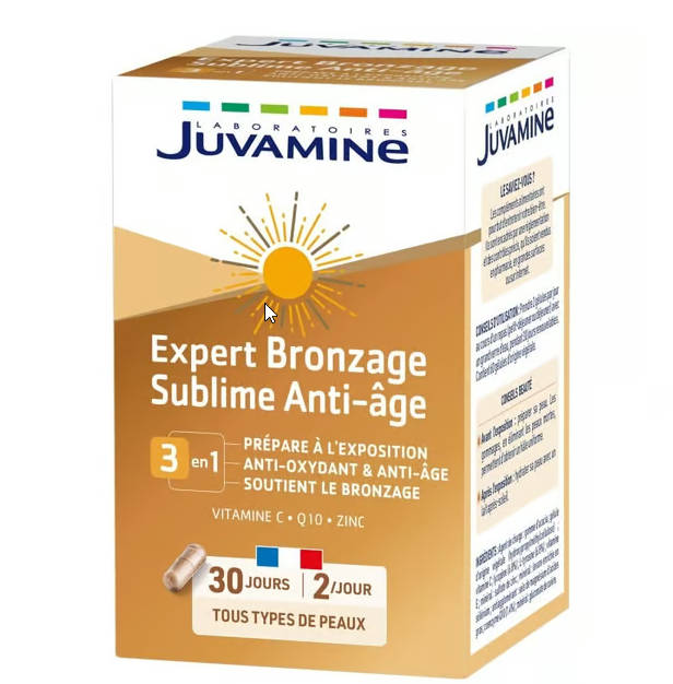 Juvamine Bronzage Sublime Anti-Âge 60 Capsules