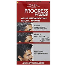 Charger l&#39;image dans la galerie, L&#39;Oréal Paris Progress Homme - Gel Repigmentation Naturelle pour Cheveux Blancs - Shampoing Nutritif