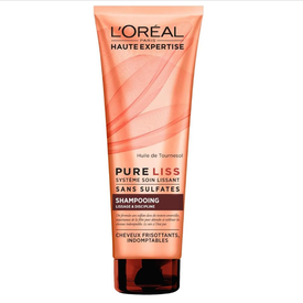 L'Oréal Paris Pure Liss Shampoing Sans Sulfate - Cheveux Frisés & Indomptables