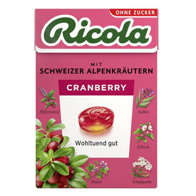 RICOLA - Cramberrysans Sucres - lot de 4