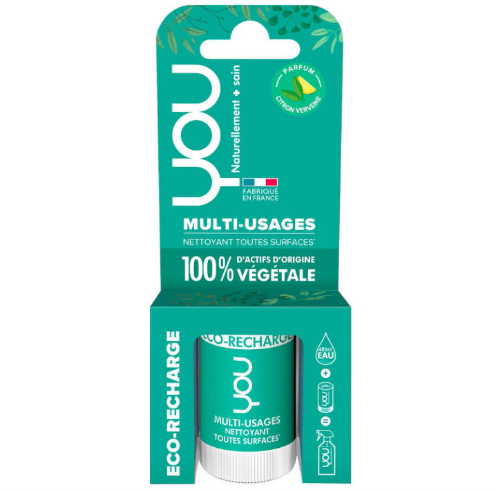 YOU - Recharge pour Spray Nettoyant Multi Usages - lot de 2