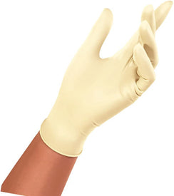 Gant en Latex Beige M/L - 10 pièces