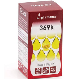 Plameca - 369K Oméga + Krill 60 Capsules