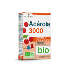 Charger l&#39;image dans la galerie, Les 3 Chênes Bio Acerola Bio 3000 mg 21 comprimés