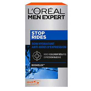 L'Oréal Men Expert - Stop Rides - Soin Hydratant Anti-Age Visage - Homme - 50 ml - Nature Linking