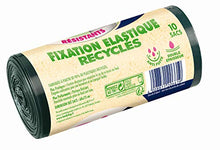 Charger l&#39;image dans la galerie, cofresco Handy Bag 10 Sacs Poubelle 50 L, Poignées Coulissantes, Fixation Élastique, Recyclés, Résistant, Anti-Fuites, 68 x 73 cm, Vert Foncé, Opaque lot de 3 - Nature Linking