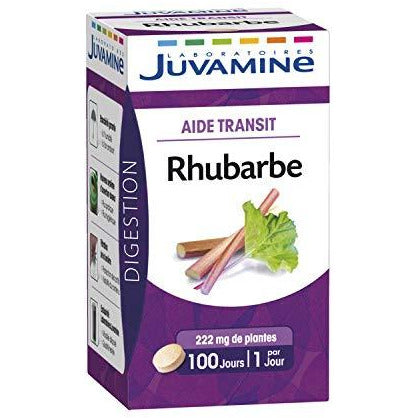 Juvamine JUVAMINE AIDE TRANSIT - RHUBARBE, 100 comprimés - Nature Linking