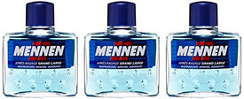 MENNEN - Lotion après-Rasage Homme Grand Large - 125 ml - Lot de 3 - Nature Linking