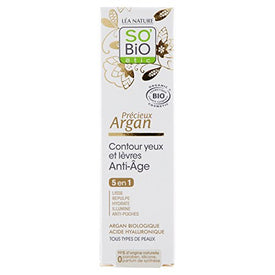 SO'BiO étic Précieux Argan Contour des Yeux et Lèvres Anti-Age - Nature Linking