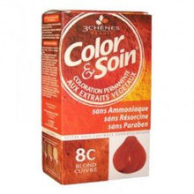 Charger l&#39;image dans la galerie, Color&amp;soin coloration permanente 8C blond cuivre - Nature Linking