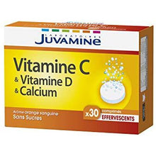 Charger l&#39;image dans la galerie, Juvamine - Vitamine C Vitamine D &amp; Calcium, 30 Comprimés Effervescents - Nature Linking