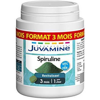 JUVAMINE - SPIRULINE, MAXI FORMAT - 90 comprimés - Nature Linking