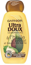 Charger l&#39;image dans la galerie, Garnier Ultra Doux À l&#39;Huile d&#39;Avocat et Beurre de Karité - Shampooing 400ML Cheveux Très Secs ou Frisés - Lot de 4 - Nature Linking