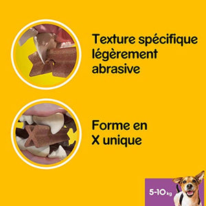 Pedigree Dentastix Fresh - Friandises pour petit chien, 70 bâtonnets à mâcher pour l'hygiène bucco-dentaire (10 sachets de 7 Sticks) - Nature Linking