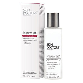 Skin Doctors Ingrow Go Lotion, Lotion pour Poils Incarnés, Appliquer en Prévention sur les Jambes, la Zone du Maillot, les Aisselles et le Visage, 120 ml - Nature Linking