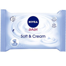 Charger l&#39;image dans la galerie, Nivea Baby Soft &amp; Cream Lingettes Bébé - 12*63 Lingettes