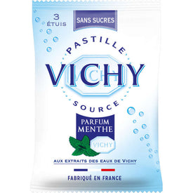 Vichy Pastilles à la menthe sans sucres - lot de 3