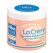 Charger l&#39;image dans la galerie, Mixa Intensif - Crème Visage, Corps, Mains - Pour Peaux Sèches &amp; Sensibles - Huiles 100% Végétales - 400 ml - Nature Linking