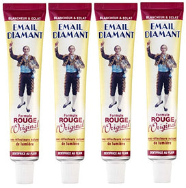 Email Diamant Dentifrice Formule Rouge l'Original 75 ml - Lot de 4