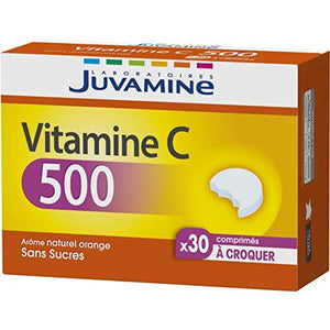 Juvamine VITAMINE C 500, 30 comprimés à croquer - Nature Linking