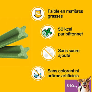 Pedigree Dentastix Fresh - Friandises pour petit chien, 70 bâtonnets à mâcher pour l'hygiène bucco-dentaire (10 sachets de 7 Sticks) - Nature Linking