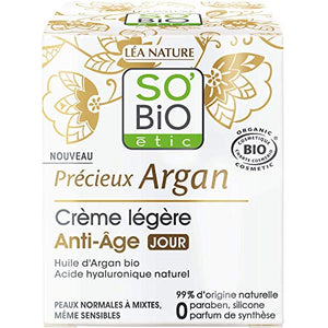 So'Bio Étic Crème Légère de jour à l'argan - Le pot de 50ml - Nature Linking
