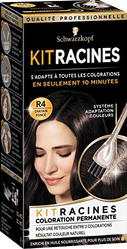 Coloration Permanente - Kit Racines Cheveux Enrichie D'Une Huile