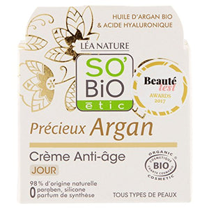 SO'BiO étic Précieux Argan Crème de Jour Anti-Age - Nature Linking