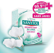 Charger l&#39;image dans la galerie, Sanytol 33636100 Desinfectant Linge anti-odeurs Tablettes x 10 - lot de 2 - Nature Linking