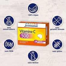 Charger l&#39;image dans la galerie, Juvamine VITAMINE C 500, 30 comprimés à croquer - Nature Linking