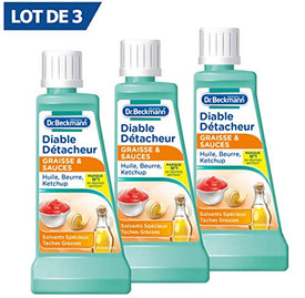 Dr. Beckmann Set de 3 Diable Détacheur Graisse & Sauces 50 ml 3 Unités - Nature Linking