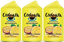 Charger l&#39;image dans la galerie, Ushuaïa - Gel Douche Revigoran à la Pulpe de Fruit de La Passion du Brésil - 250 ml - Lot de 3 - Nature Linking