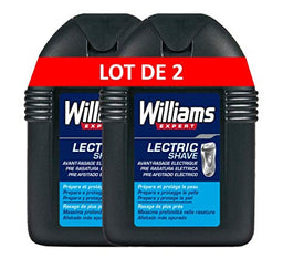 Williams Avant Rasage Electrique, Prépare et Protège la Peau (Lot de 2x100ml) - Nature Linking