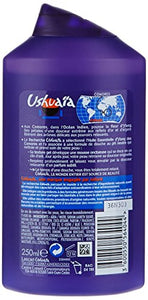 Ushuaïa - Douche Massage Délassante Relaxe à l'Huile Essentielle d'Ylang des Comores - 250 ml - Lot de 3 - Nature Linking