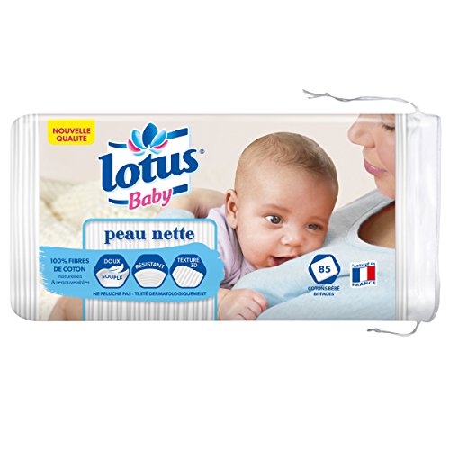 Lotus Baby Peau Nette - Coton bébé (85 cotons) - Lot de 5 - Nature Linking