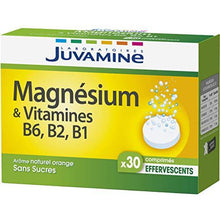 Charger l&#39;image dans la galerie, Juvamine MAGNESIUM + VITAMINES B6, B2, B1, 30 comprimés effervescents - Nature Linking