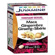 Charger l&#39;image dans la galerie, Juvamine TONIFIANT SEXUEL - MACA GINSENG GINGEMBRE, 40 comprimés - Nature Linking