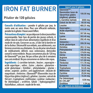 Brûle Graisse Iron Ultra Fat Bruner E.A.A - Perte de Poids & Tonicité Musculaire - Nature Linking