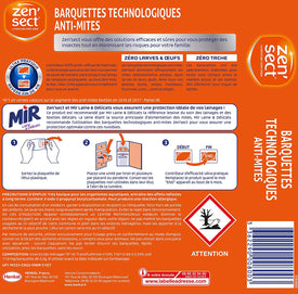 Zen'Sect Mites - Anti-Mites Textiles 8 Barquettes