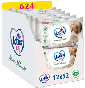 Lotus Baby Douceur Naturelle - 12*52 lingettes