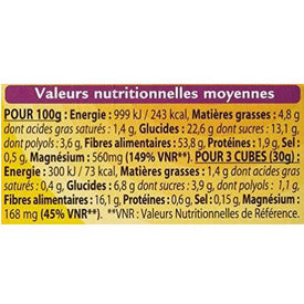 Gayelord Hauser Carrés coupe-faim au cacao 100g