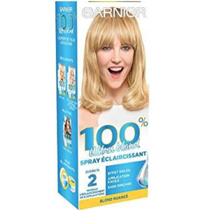 Garnier 100% Ultra Blond Spray Éclaircissant - Effets Méchés Cristal Soleil - 125 ml
