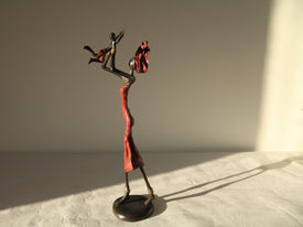 Sculpture en bronze Mère et Enfant - Hauteur 33/35CM