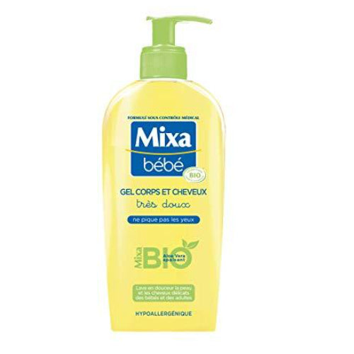 Mixa Bébé Gel Corps et Cheveux Bio 250 ml - Lot de 3 - Nature Linking