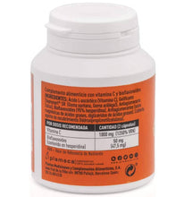 Charger l&#39;image dans la galerie, Plameca Vitamine C 1000mg - Blanc et Orange 100g - 120 Capsules
